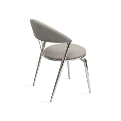 Whiteline Modern Living Geneva Dining Chair - DC1640-GRY